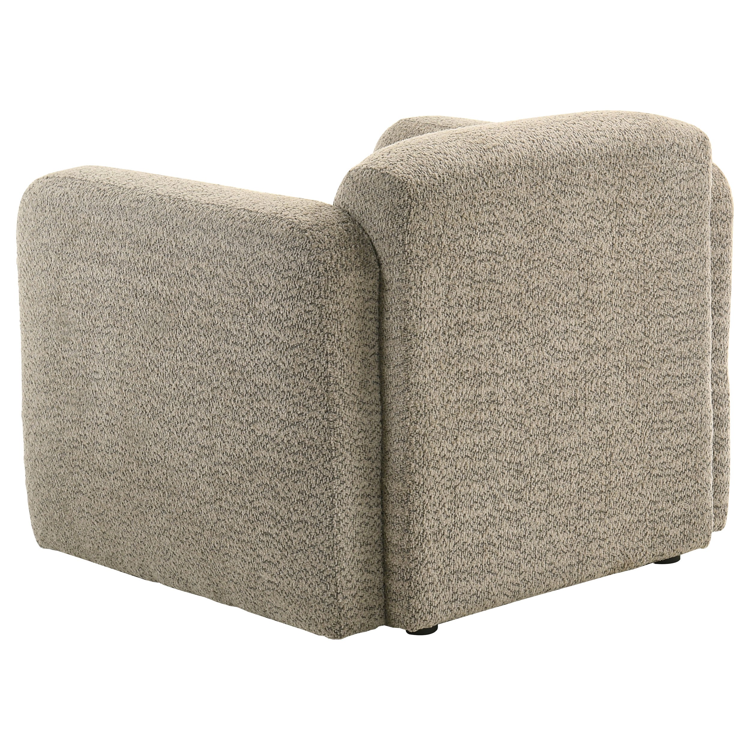 Dorset 3-piece Upholstered Round Track Arm Sofa Set Brown — view 13