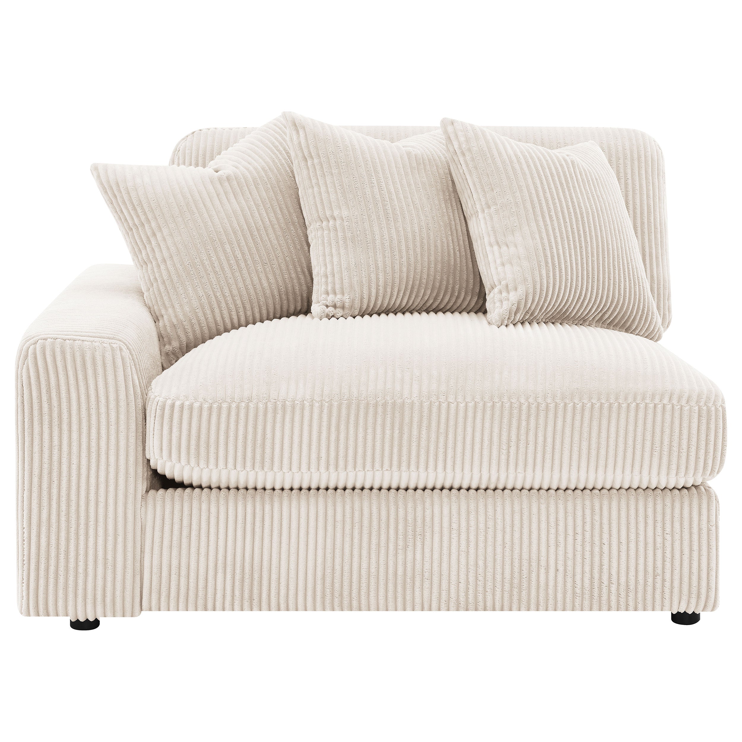 Blaine Upholstered Reversible Chaise Sectional Sofa Sand — view 11