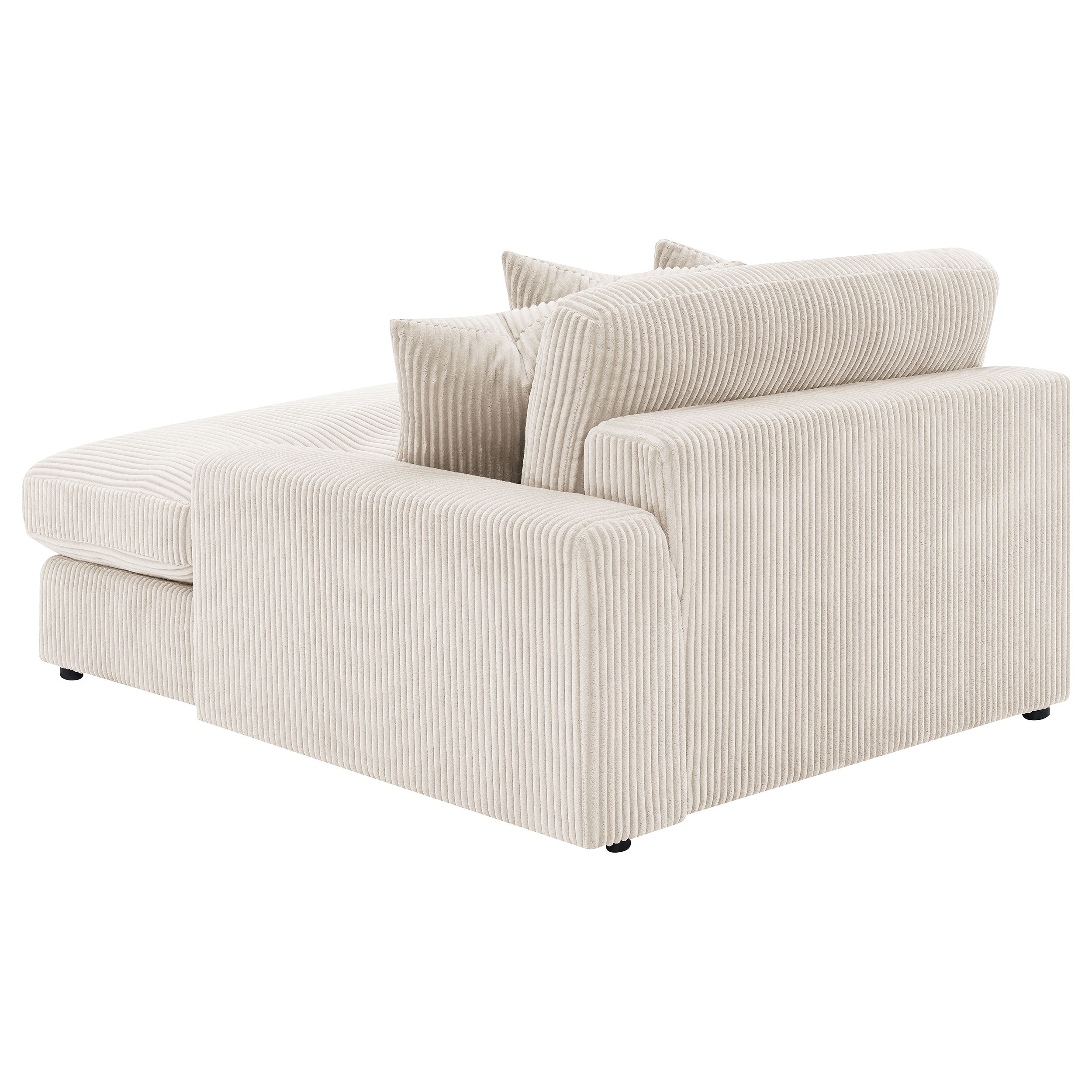 Blaine Upholstered Reversible Chaise Sectional Sofa Sand — view 14