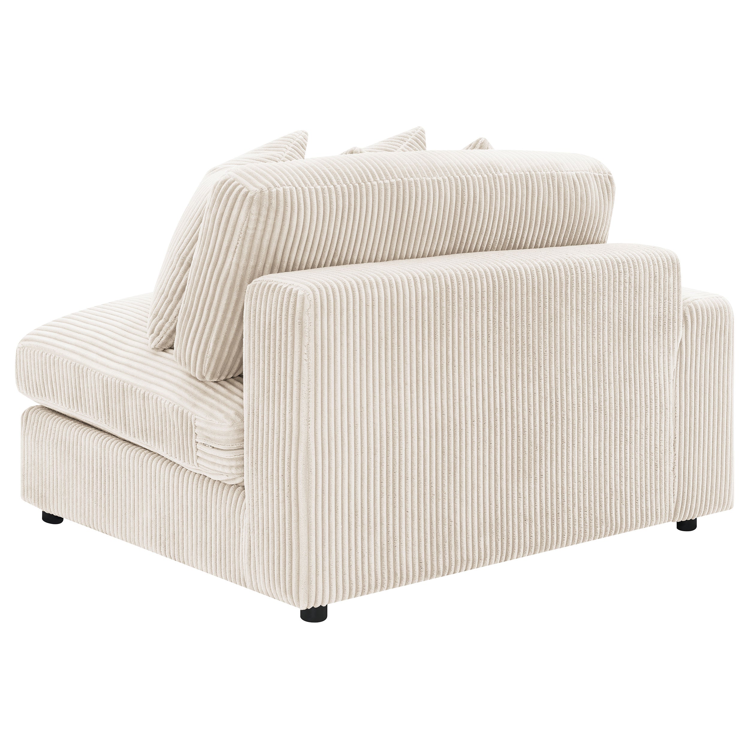 Blaine Upholstered Reversible Chaise Sectional Sofa Sand — view 18