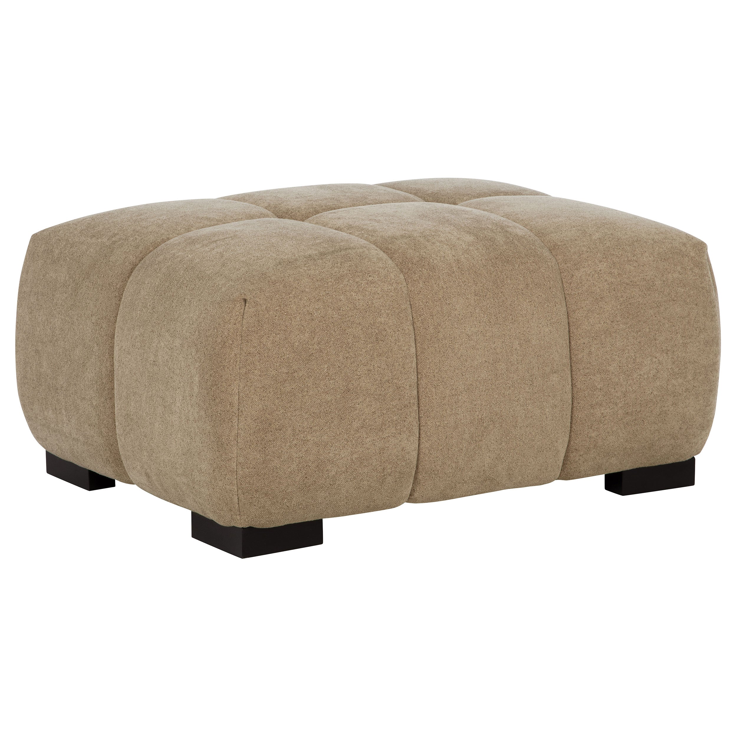 Octavia Upholstered Rectangular Ottoman Camel — view 1