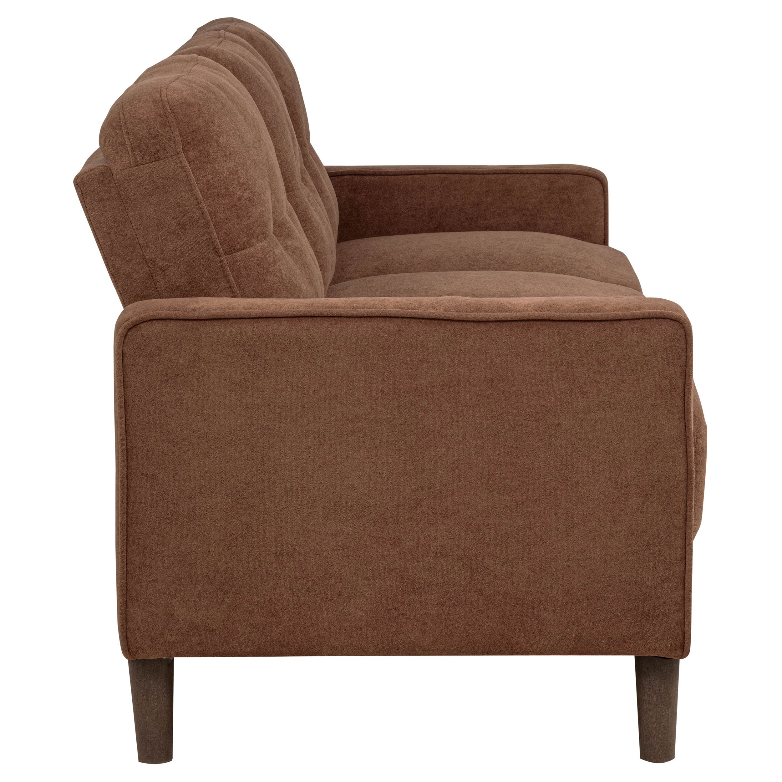 Bowen II 3-piece Fabric Upholstered Track Arm Sofa Set Rust — view 6