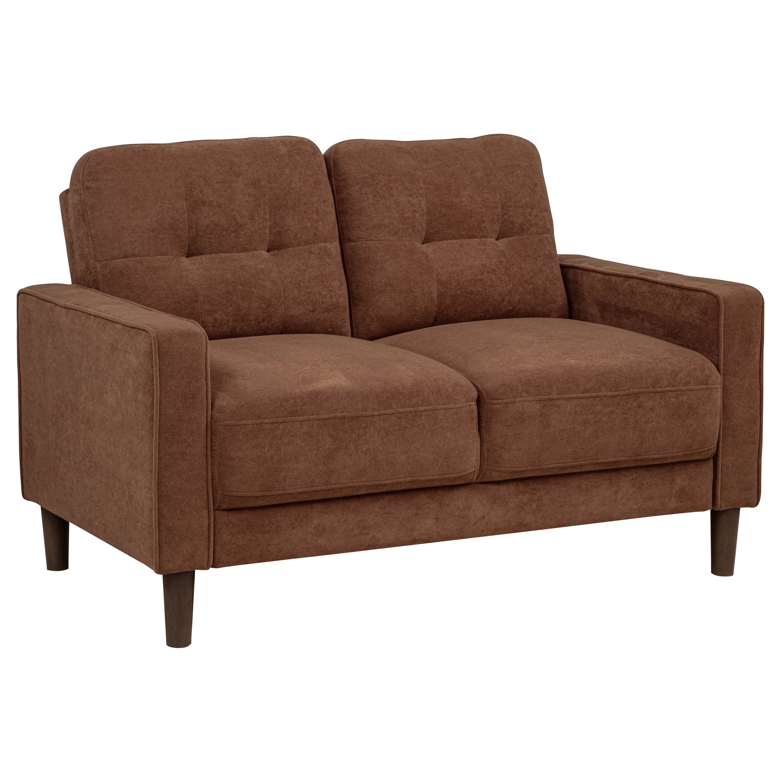 Bowen II 3-piece Fabric Upholstered Track Arm Sofa Set Rust — view 7