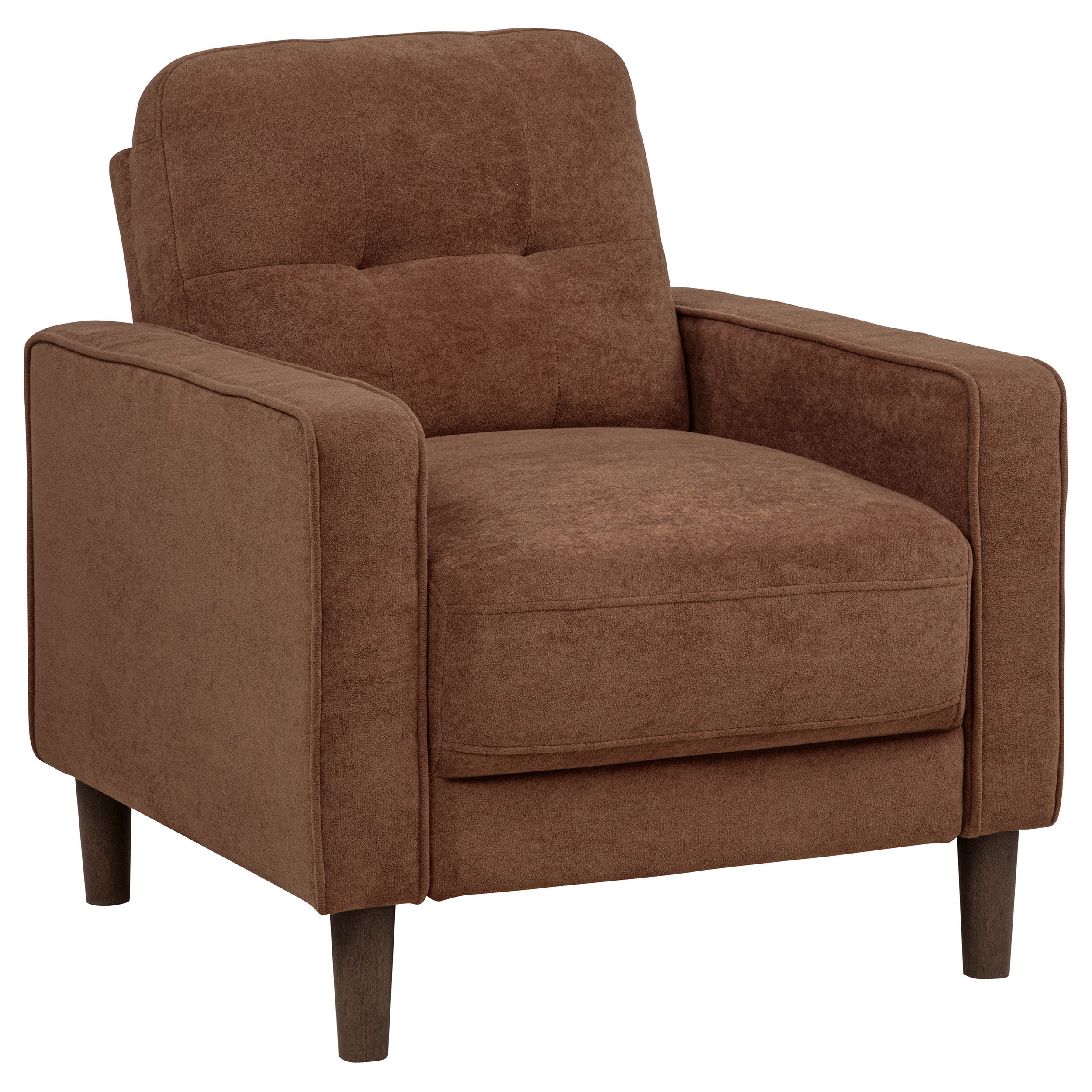 Bowen II 3-piece Fabric Upholstered Track Arm Sofa Set Rust — view 11