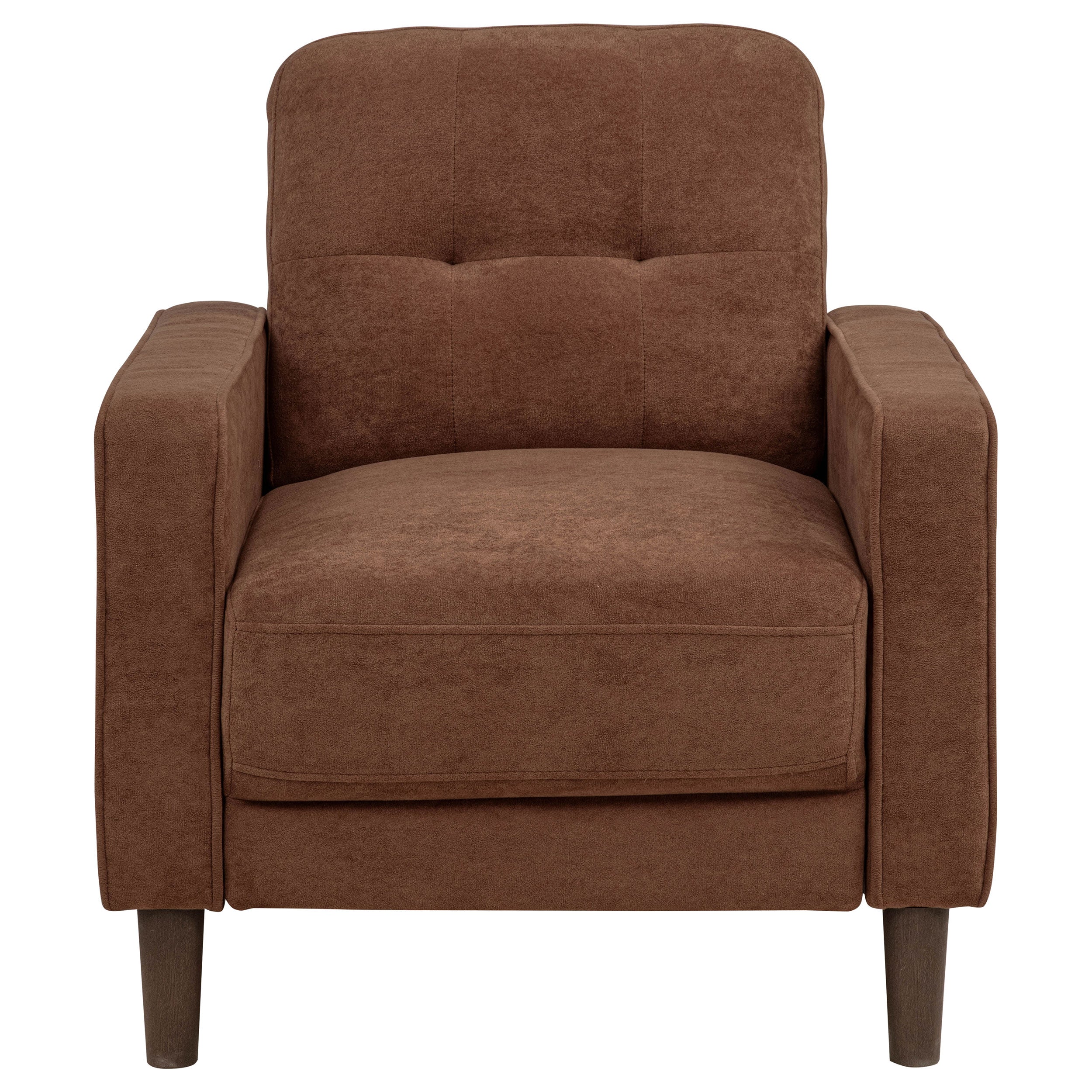 Bowen II 3-piece Fabric Upholstered Track Arm Sofa Set Rust — view 12