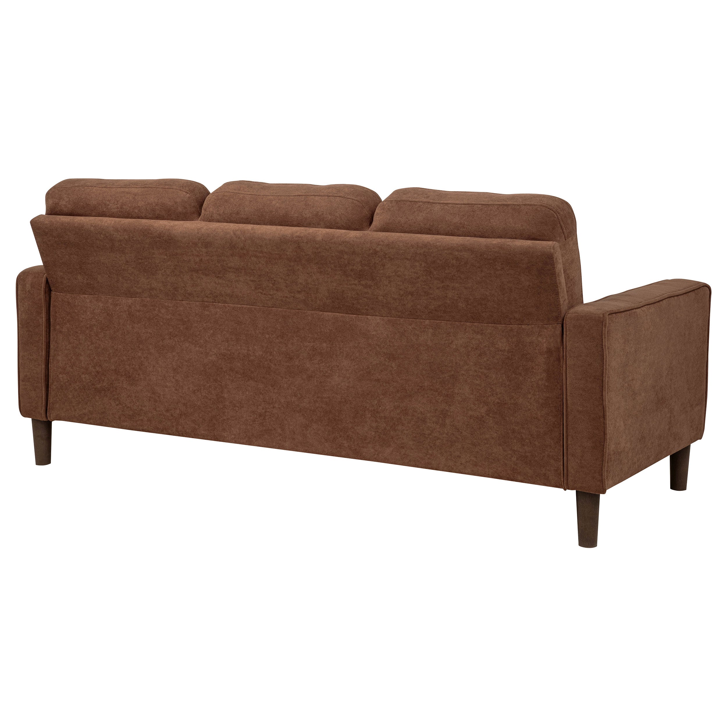 Bowen II Fabric Upholstered Track Arm Sofa Rust — view 7
