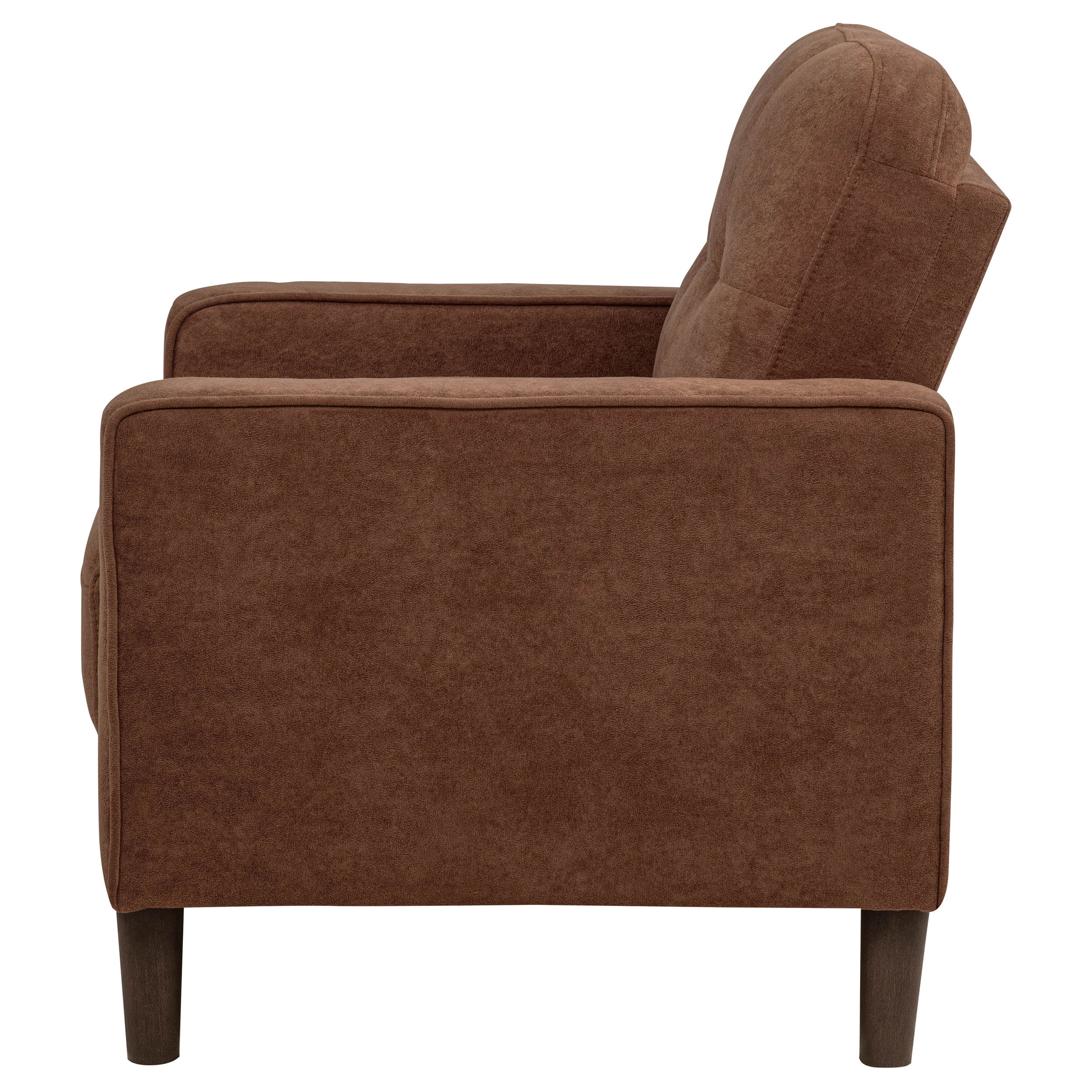Bowen II Fabric Upholstered Track Arm Accent Chair Rust — view 5