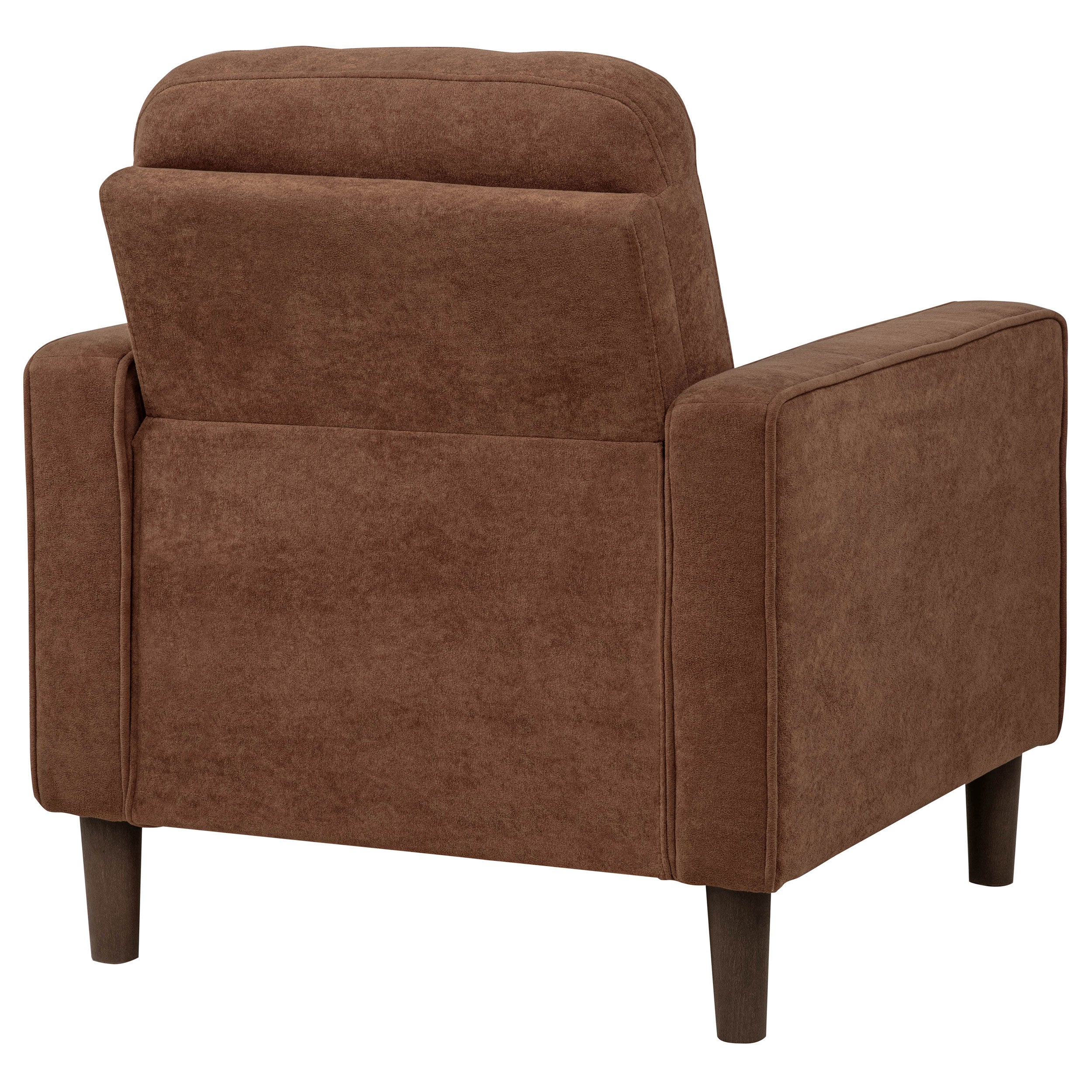 Bowen II Fabric Upholstered Track Arm Accent Chair Rust — view 7