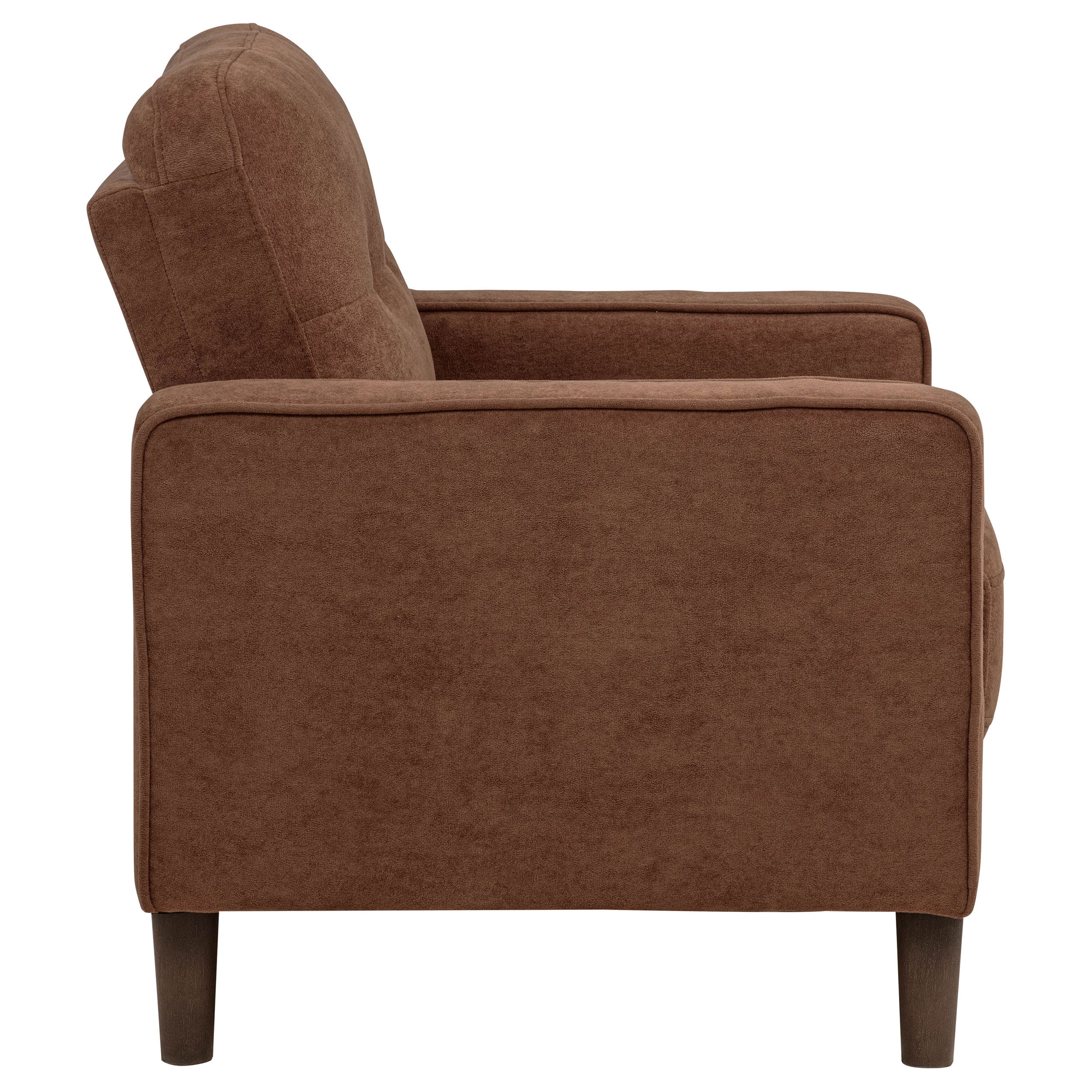 Bowen II Fabric Upholstered Track Arm Accent Chair Rust — view 8