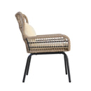 Southport - Club Chair With Woven Rope And Cushions