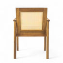 Preston - Outdoor Patio 7 Pieces Dining Set With Chairs And Cushions - Teak / Beige