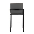 Fuji - Contemporary Modern Elegance, High Back Counter Stool