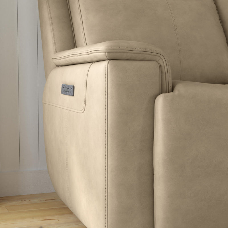 Odell - Power Reclining Loveseat With Power Headrests & Lumbar - Stone