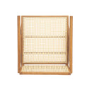 Chandigarh Arm Dining Chair With Natural Cane Design (Set of 2)