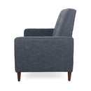 Manville - Contemporary Tufted Loveseat Pushback Recliner