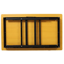 Portable Folding Work Table With Measuring Tape And Angle Finder Steel - Black