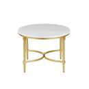 Bordeaux - Coffee Table - White / Gold
