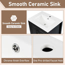 Retro Bathroom Vanity With Sink, Soft Closing Cabinet & Drawers