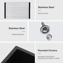 Modern Quartz Kitchen Sink Undermount Granite Composite