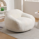 Giant Bean Bag Chair, Spacious Memory Foam With Armrests