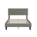 Full Bed Frame with Headboard,Sturdy Platform Bed with Wooden Slats Support,No Box Spring,Mattress Foundation,Easy Assembly