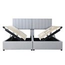 Upholstered Platform Bed With A Hydraulic Storage System