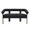 Modern Round Armrest Loveseat
