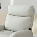 Rocking Recliner Chair, 360 Degree Swivel Nursery Rocking Chair, Glider Chair, Modern Small Rocking Swivel Recliner Chair For Bedroom, Living Room Chair Home Theater Seat, Phone Holder - Light Gray