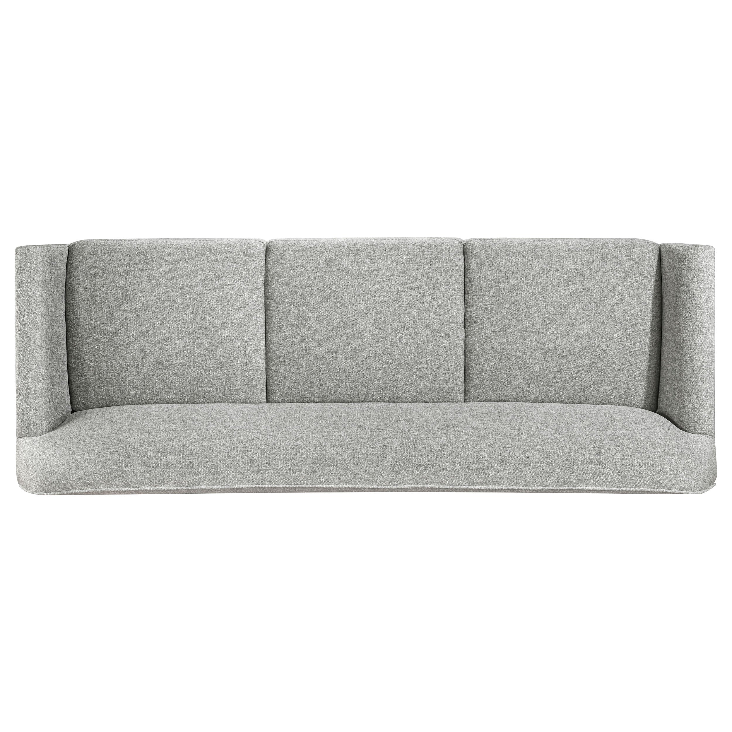 Vaughn 2-piece Fabric Upholstered Flared Arm Sofa Set Grey — view 6