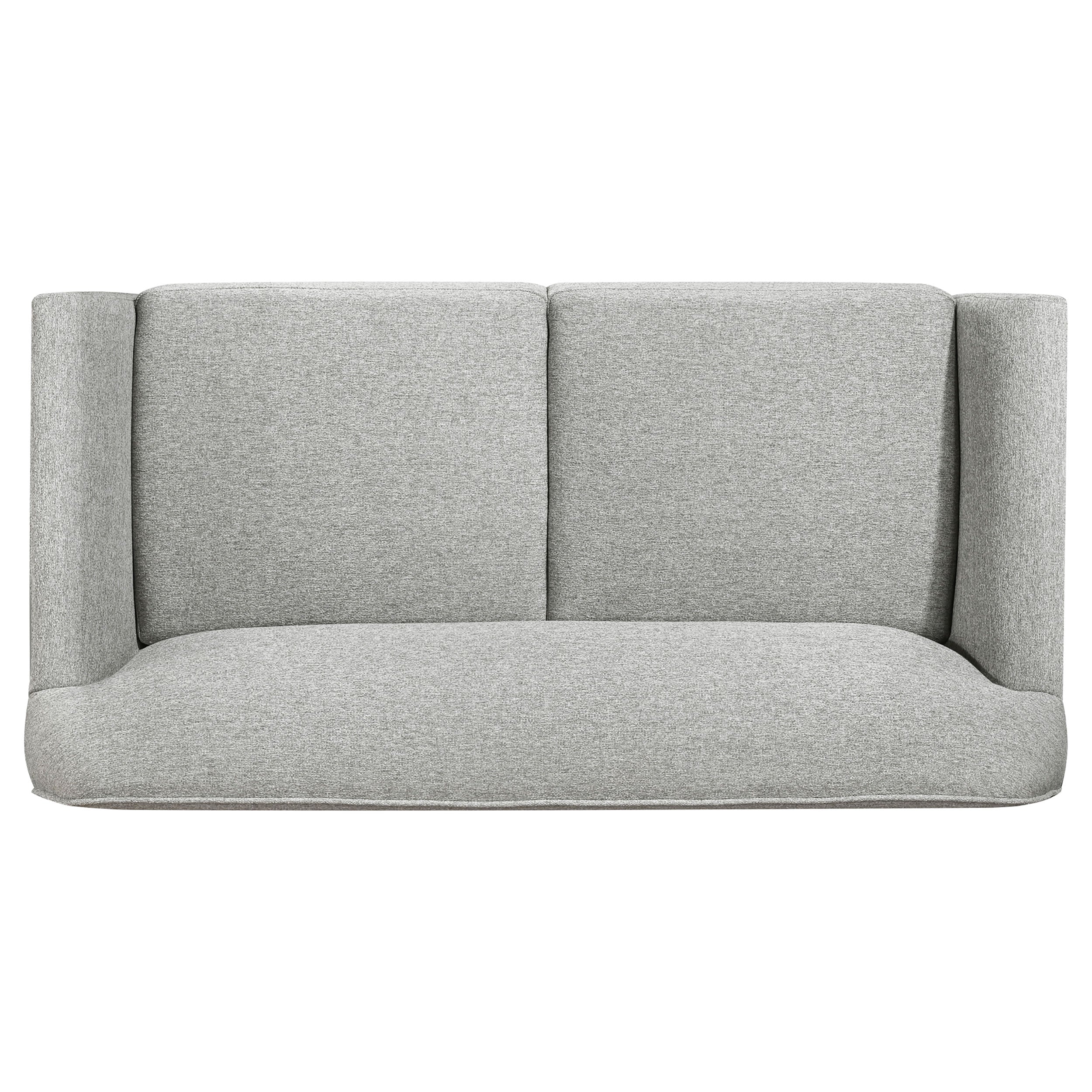 Vaughn 3-piece Fabric Upholstered Flared Arm Sofa Set Grey — view 10