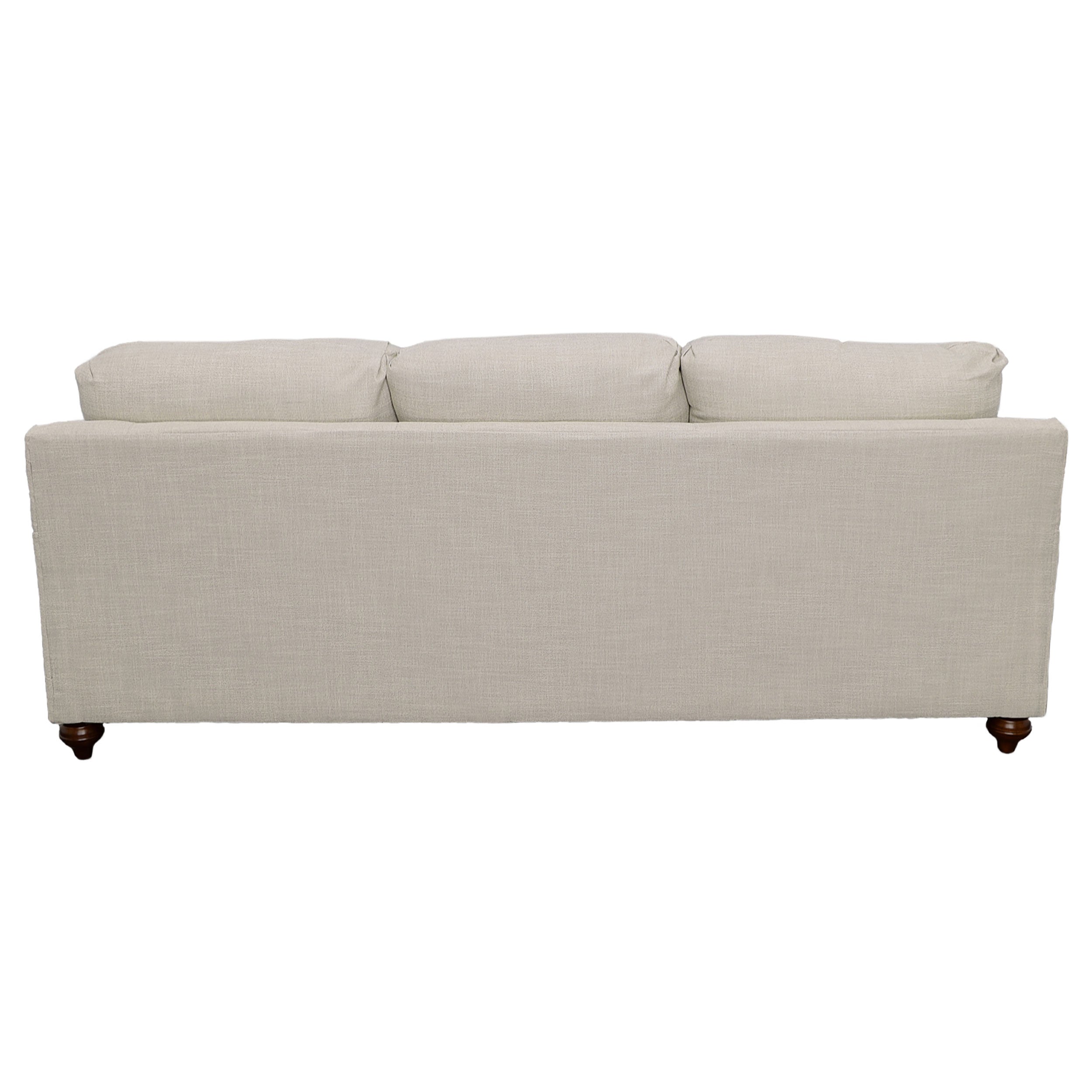 Glenn Upholstered English Arm Sofa Light Grey and Grey — view 6