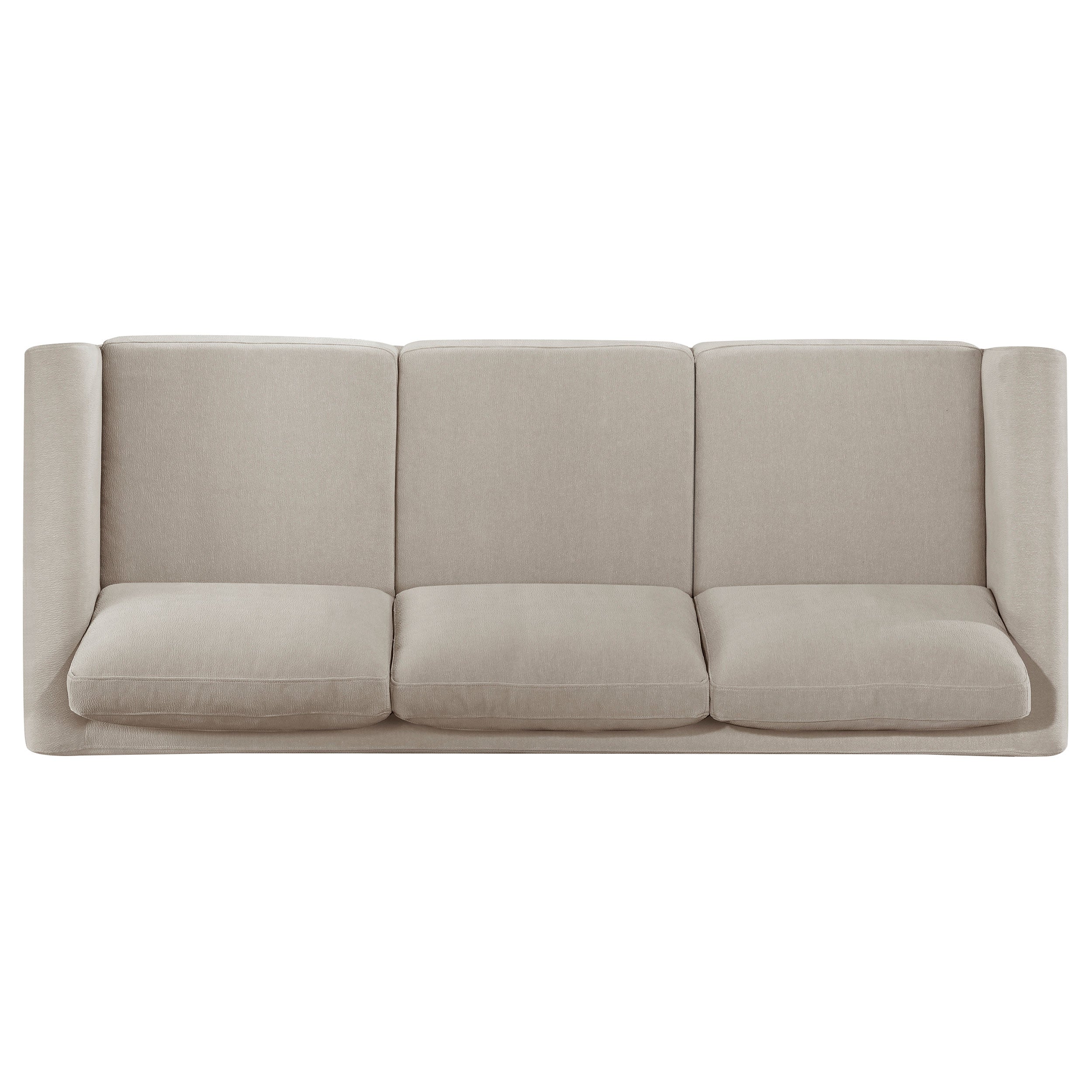 Islington 2-piece Upholstered Panel Arm Sofa Set Taupe — view 6