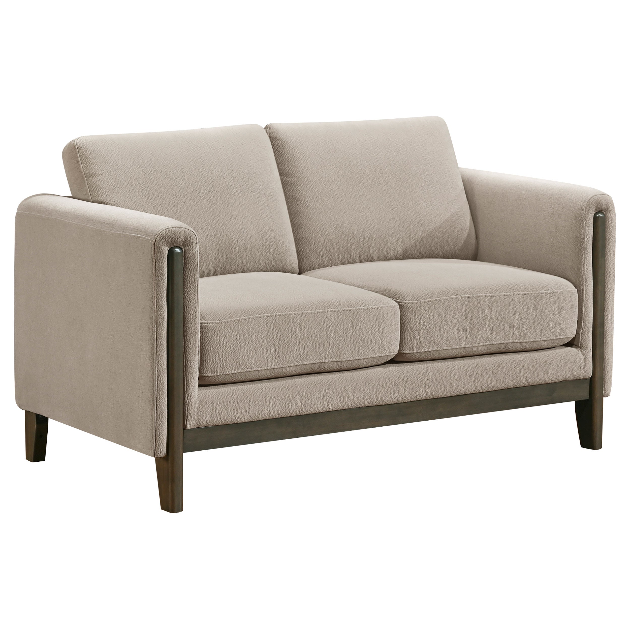 Islington 2-piece Upholstered Panel Arm Sofa Set Taupe — view 7