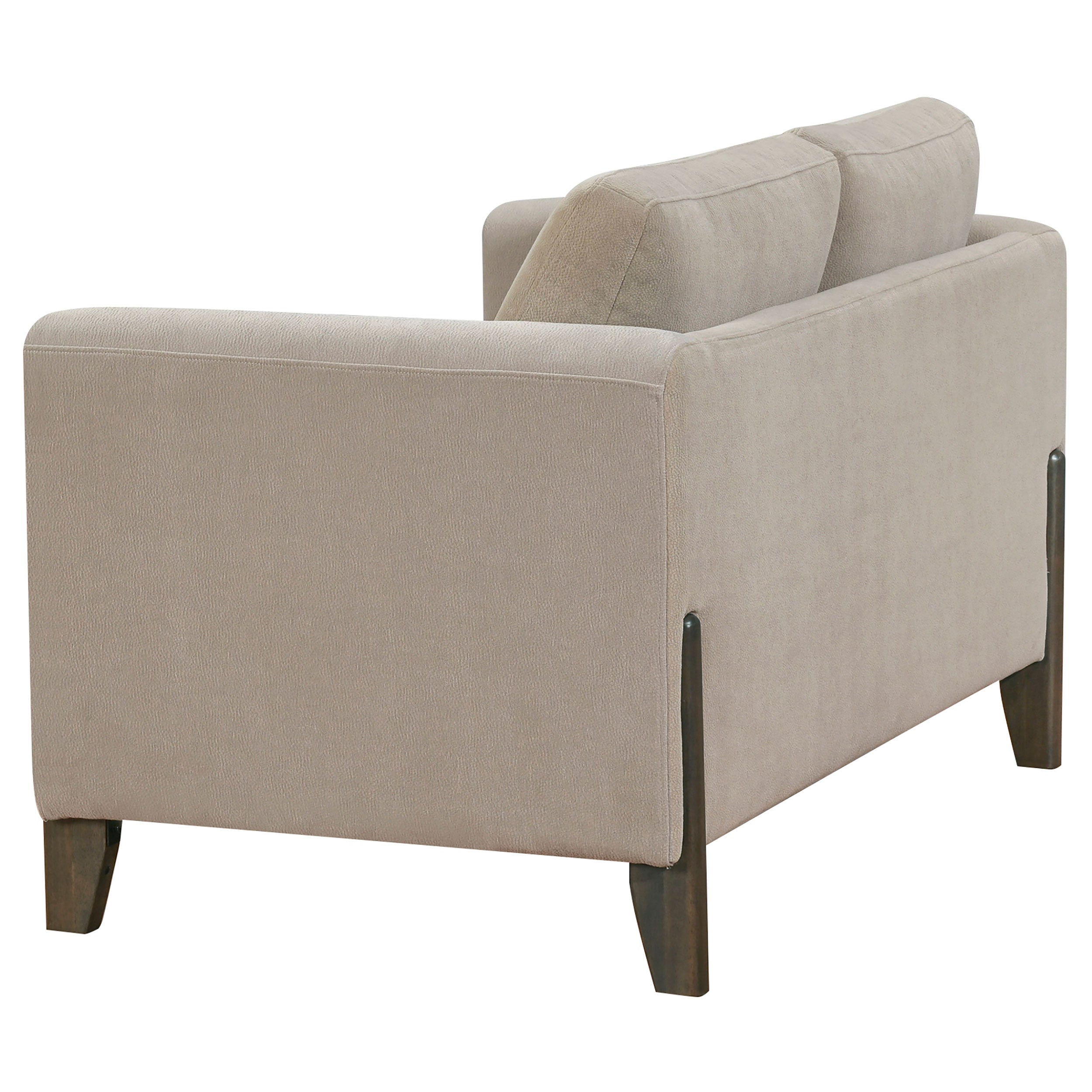 Islington 2-piece Upholstered Panel Arm Sofa Set Taupe — view 9