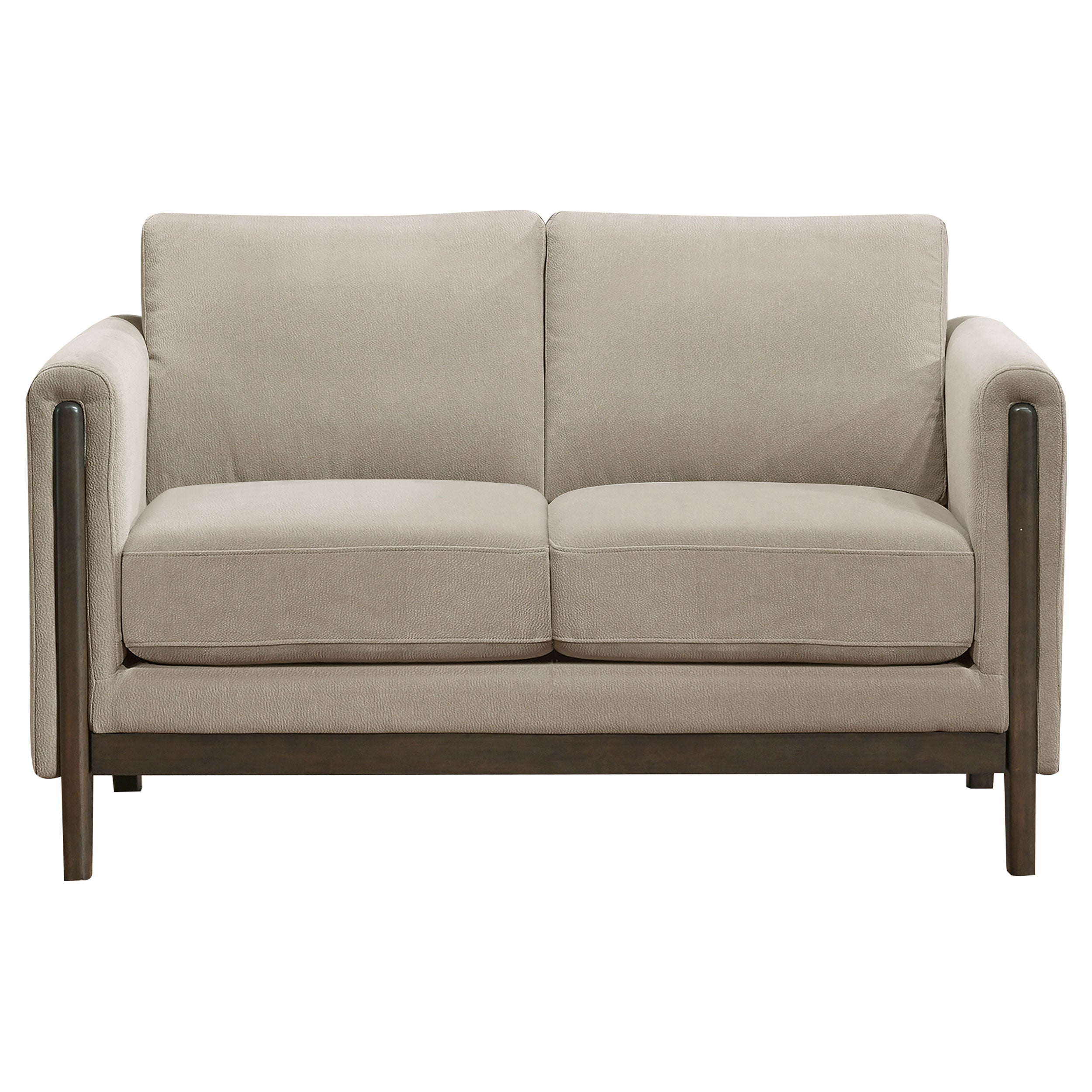 Islington 3-piece Upholstered Panel Arm Sofa Set Taupe — view 8