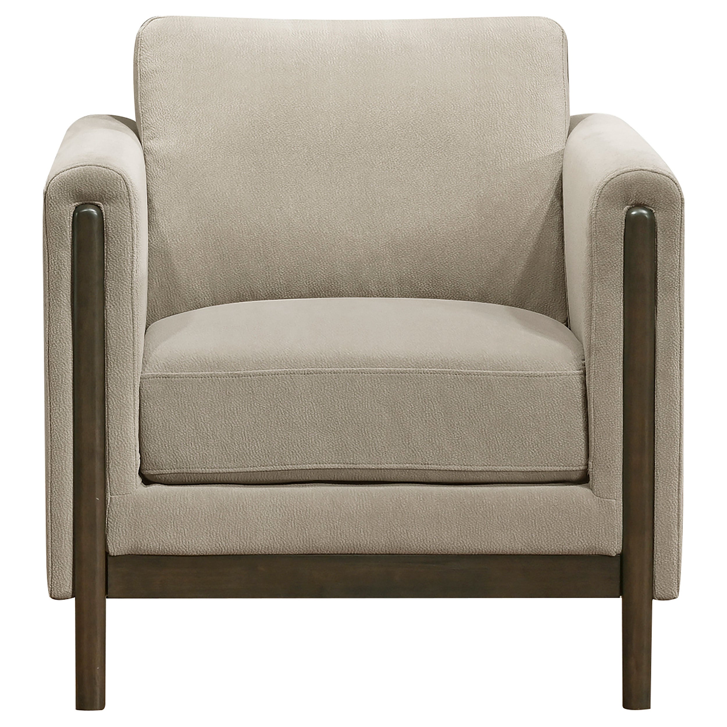 Islington 3-piece Upholstered Panel Arm Sofa Set Taupe — view 12