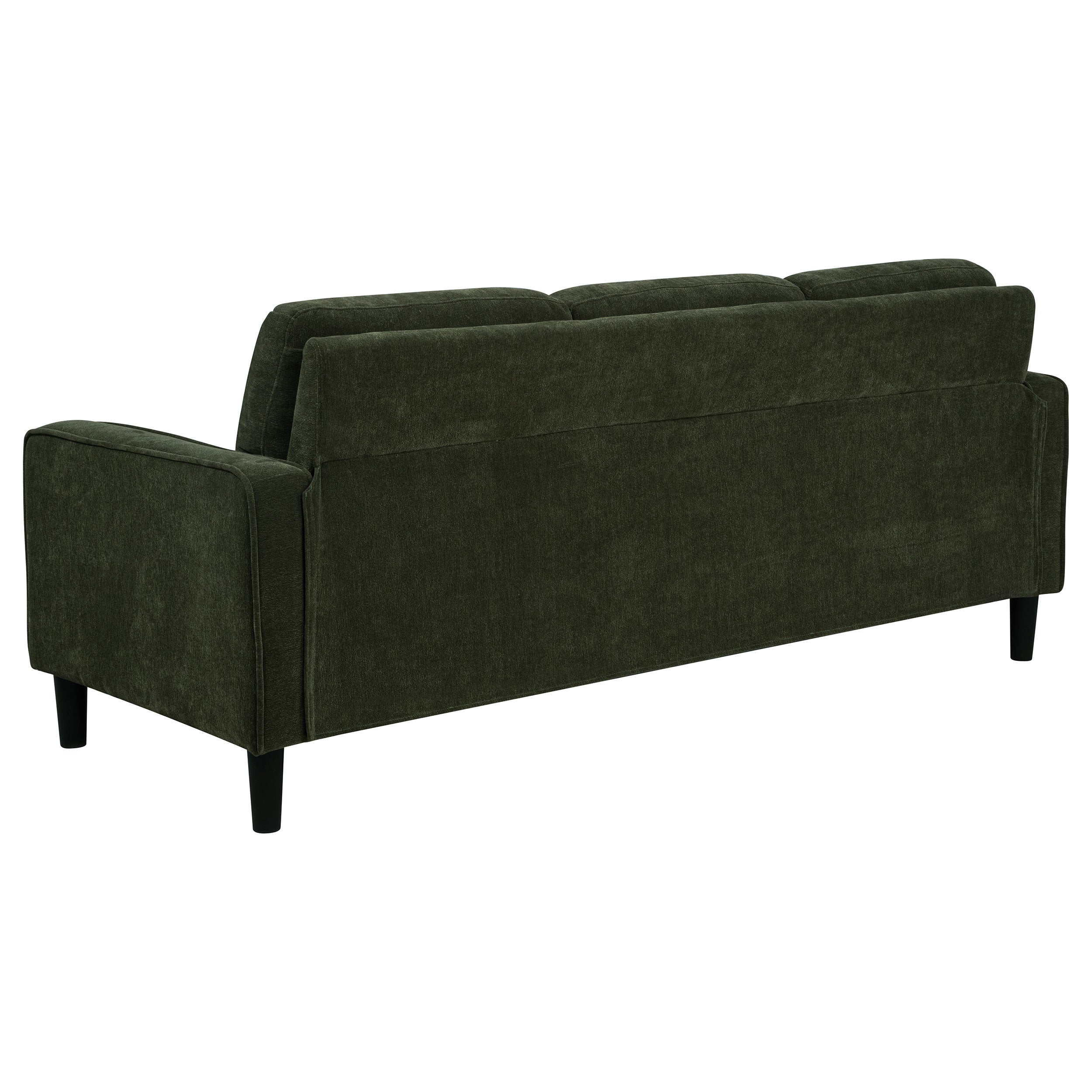 Ruth 2-piece Fabric Upholstered Track Arm Sofa Matcha Green — view 5