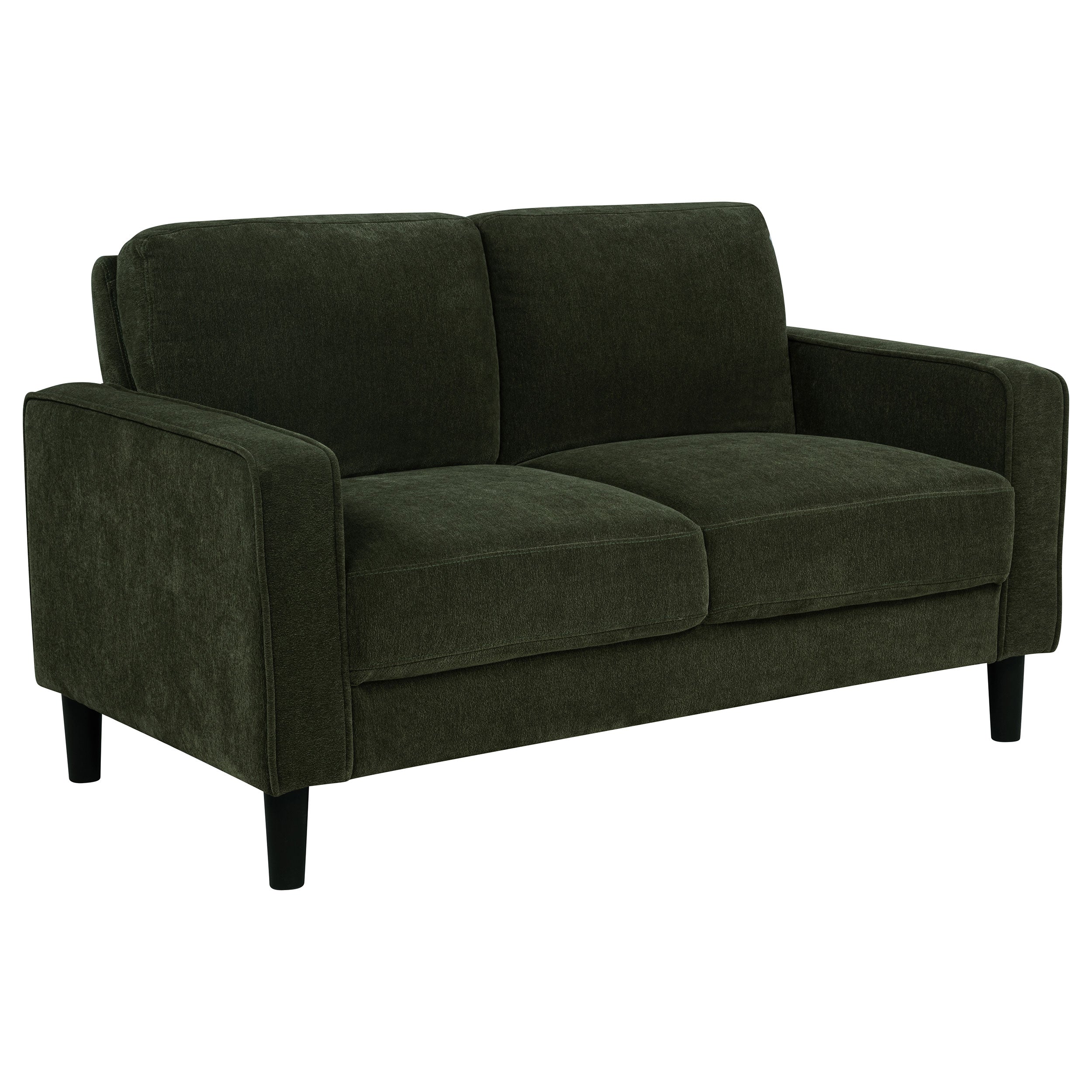 Ruth 2-piece Fabric Upholstered Track Arm Sofa Matcha Green — view 7