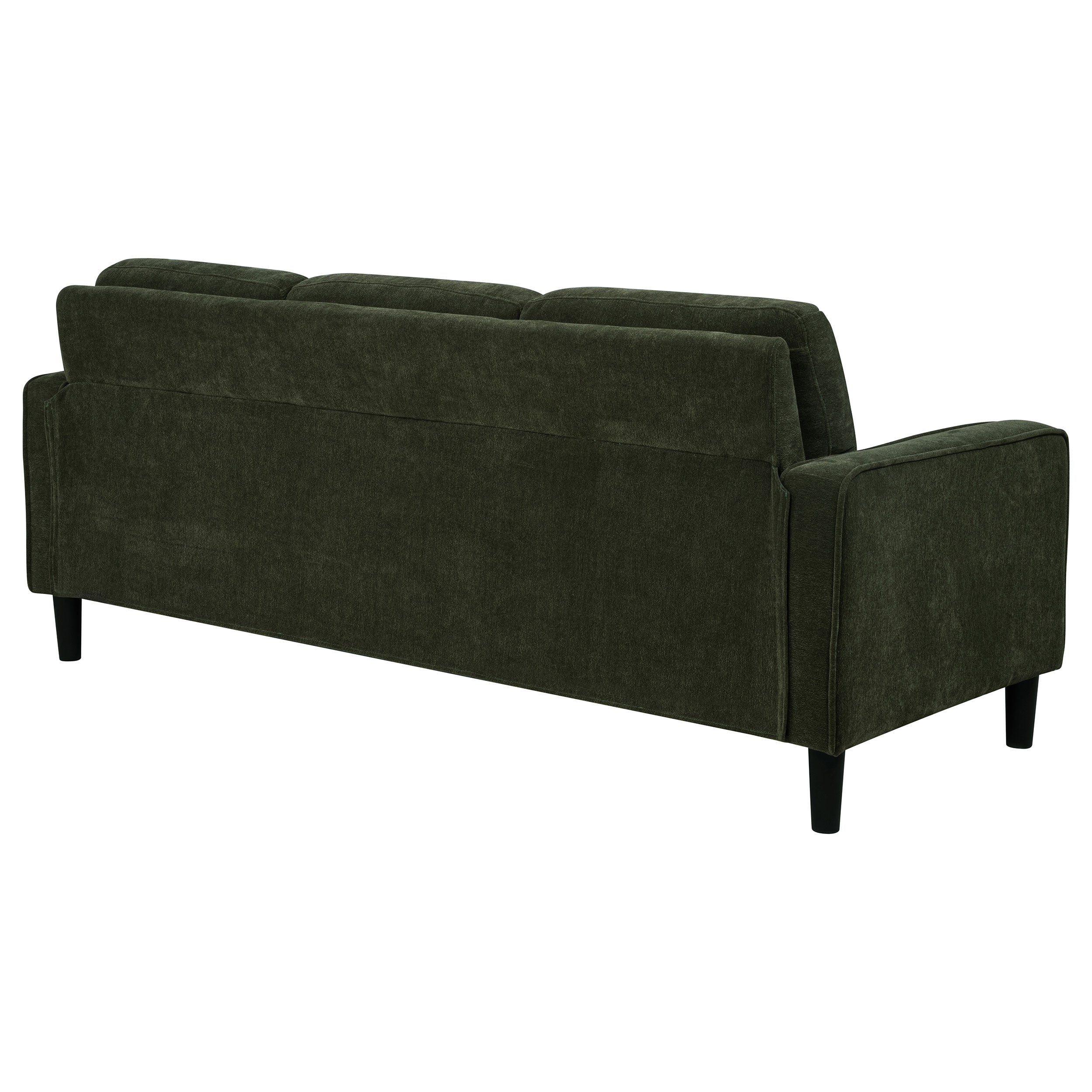Ruth 77-inch Fabric Upholstered Track Arm Sofa Matcha Green — view 7