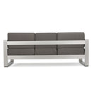 Cape Coral - Modern 3 Seater Sofa With Metal Tray