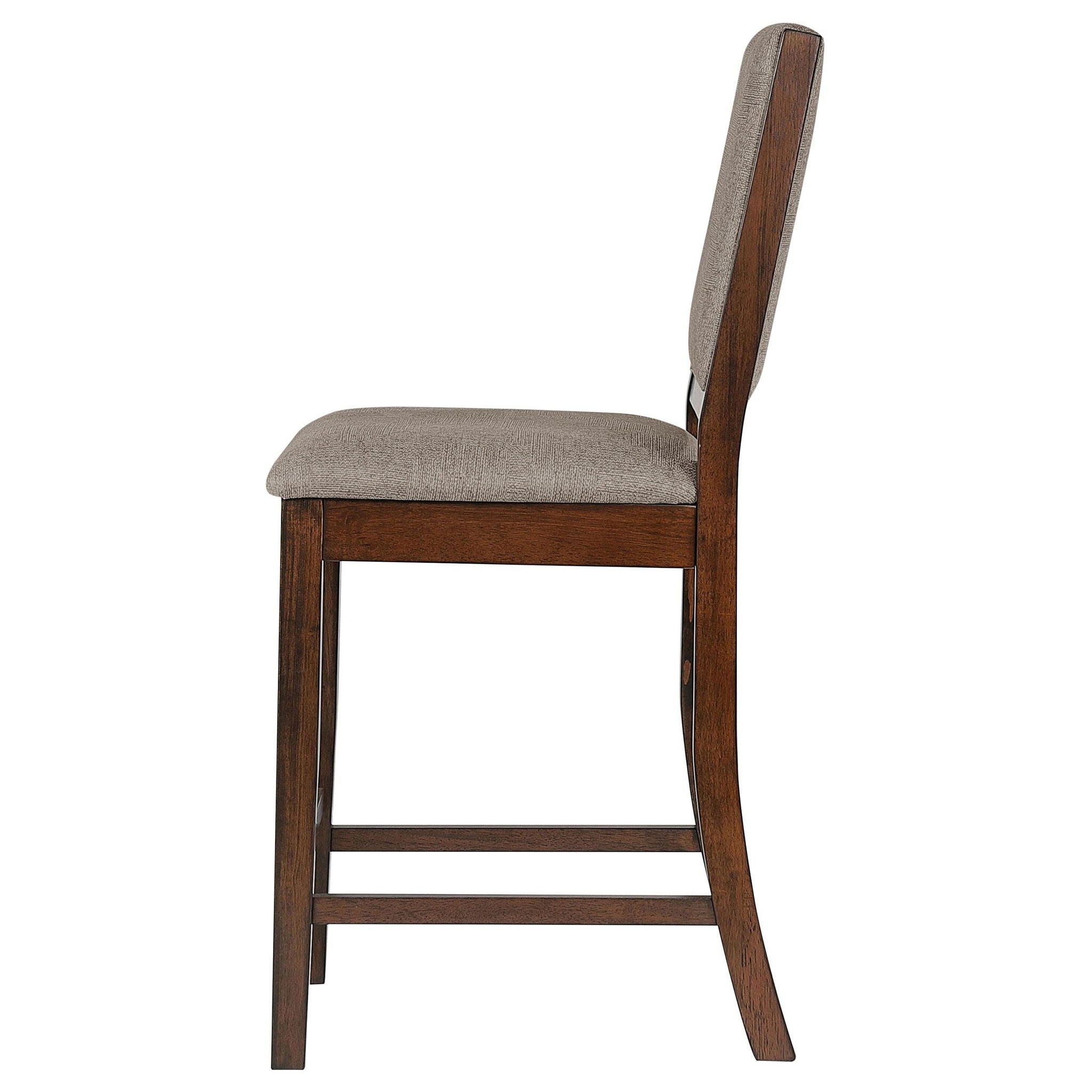Patterson Upholstered Counter Chair Mango Oak (Set of 2) - Atlantic Fine Furniture Melbourne FL
