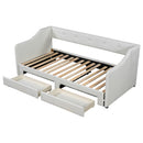 Upholstered Daybed With 2 Drawers