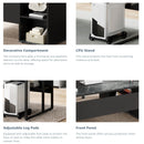 L-Shaped Executive Desk With Cabinet Storage