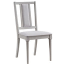 Marta - Side Chair Set of 2) - Beige Linen & Natural