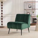 Upholstered Armless Chair For Living Room