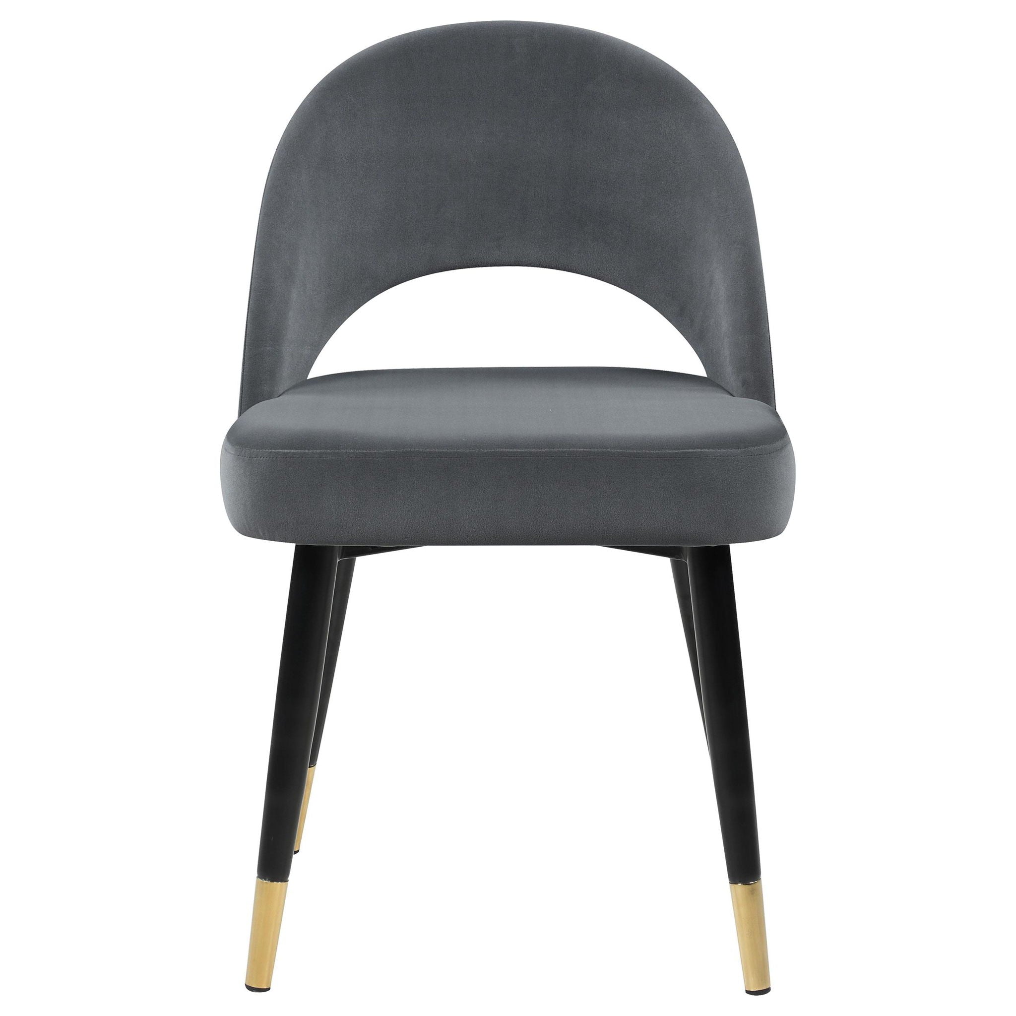 Lindsey Upholstered Dining Side Chair Grey (Set of 2) - Atlantic Fine Furniture Melbourne FL
