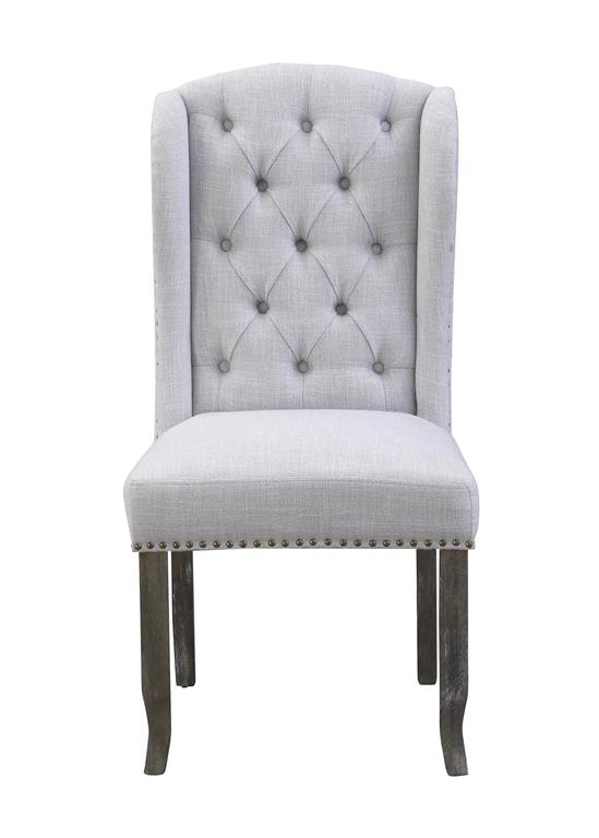 Juliet Set of 2 Side Chairs with Nailhead Trim