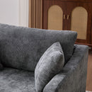 Accent Chair With 2 Bolster Pillows