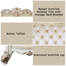 Vendom - Chair - Champagne PU & Antique Pearl Finsih - Atlantic Fine Furniture Inc