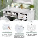 Modern Bathroom Vanity With Ceramic Sink, Soft Close Storage Cabinet